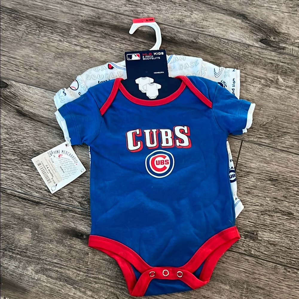 MLB Chicago Cubs Kids Onesies - Blue and Red